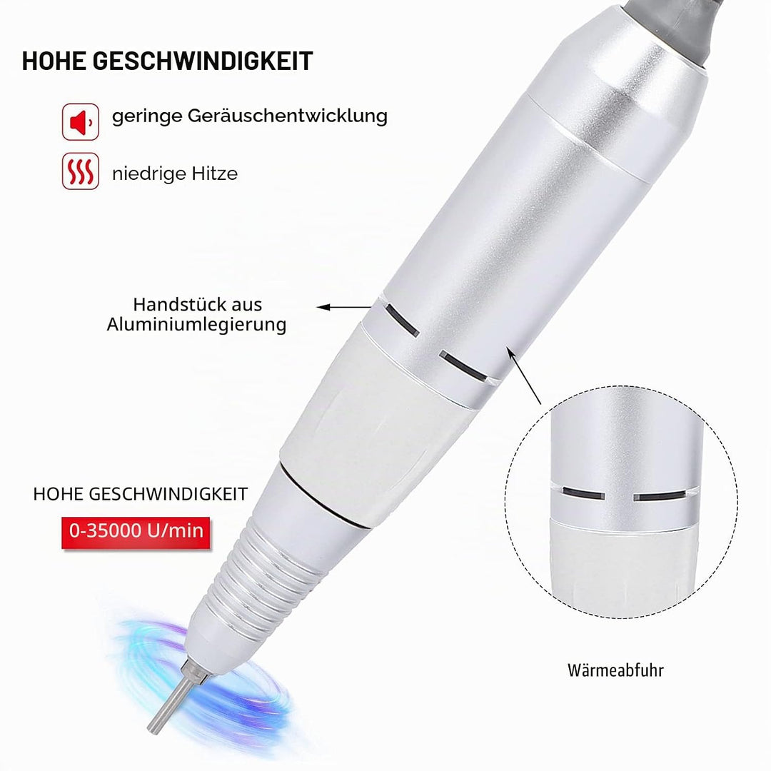 35000 U / Min Elektrischer Nagelbohrer Handstück,Stift Elektrischer Nagelbohrer Stift Griff Hine Boh