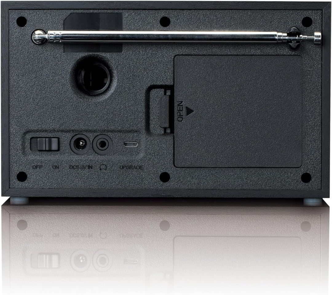 Lenco DAR-017 DAB+ Radio – kompaktes DAB+ Radio mit Bluetooth 5.0 - Senderspeicher - FM Empfänger -