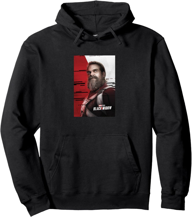 Marvel Black Widow Red Guardian Character Poster Pullover Hoodie