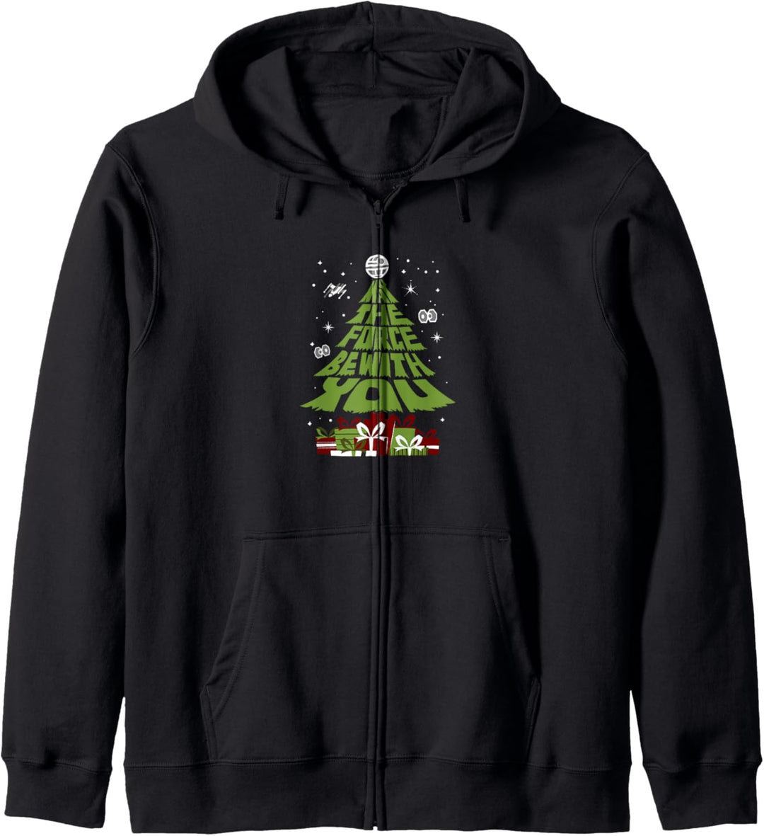 Star Wars May The Force Be With You Christmas Tree Kapuzenjacke
