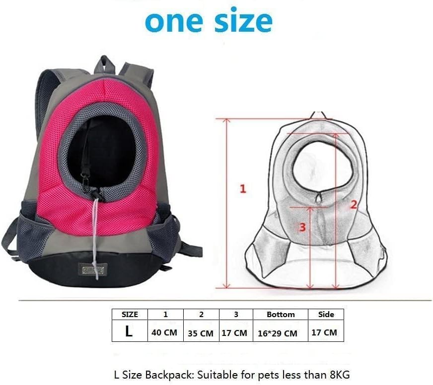 NHSUNRAY Haustier Rucksack Tragbarer Hundeträger Reise Haustiertaschen Verstellbare Haustiertasche R