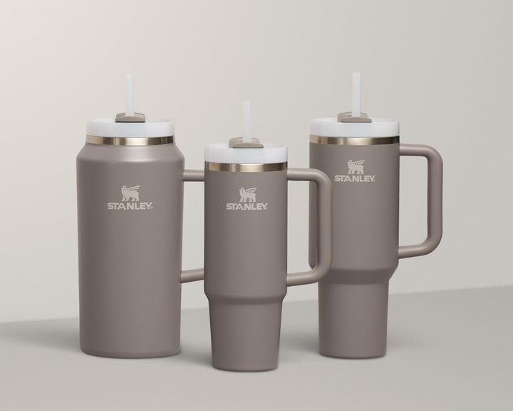 STANLEY Quencher H2.0 FlowState Vakuumisolierter Becher aus Edelstahl mit Deckel und Strohhalm für W