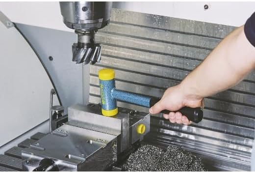 Wiha Schonhammer rückschlagfrei, mittelhart mit Stahlrohrstiel (02126) 45 mm, 45 mm