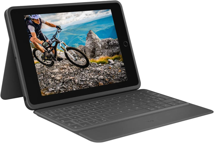Logitech Rugged Folio für iPad (7., 8. und 9. Generation) – Schutzcase mit Smart Connector und strap