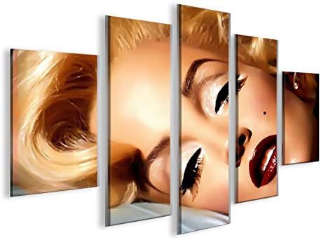 islandburner Bild Bilder auf Leinwand Marilyn Monroe V14 MF XXL Poster Leinwandbild Wandbild Dekoart