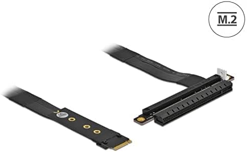 Delock M.2 Key M zu PCIe x16 NVMe Adapter mit 20 cm Kabel
