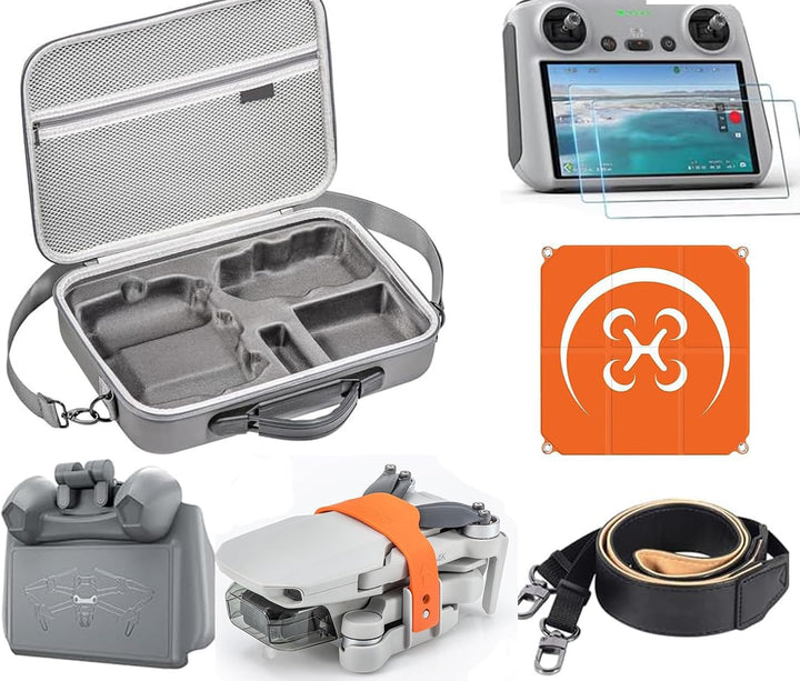 DJI Mini 4 Pro-Zubehörset, Aufbewahrungstasche, Lanyard, Drohnen-Propellerhalterung, Drohnen-Landepl