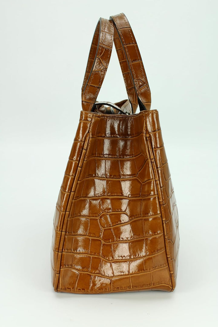 Belli Echt Leder Handtasche italienische Damen Ledertasche Umhängetasche Henkeltasche in Glattleder,