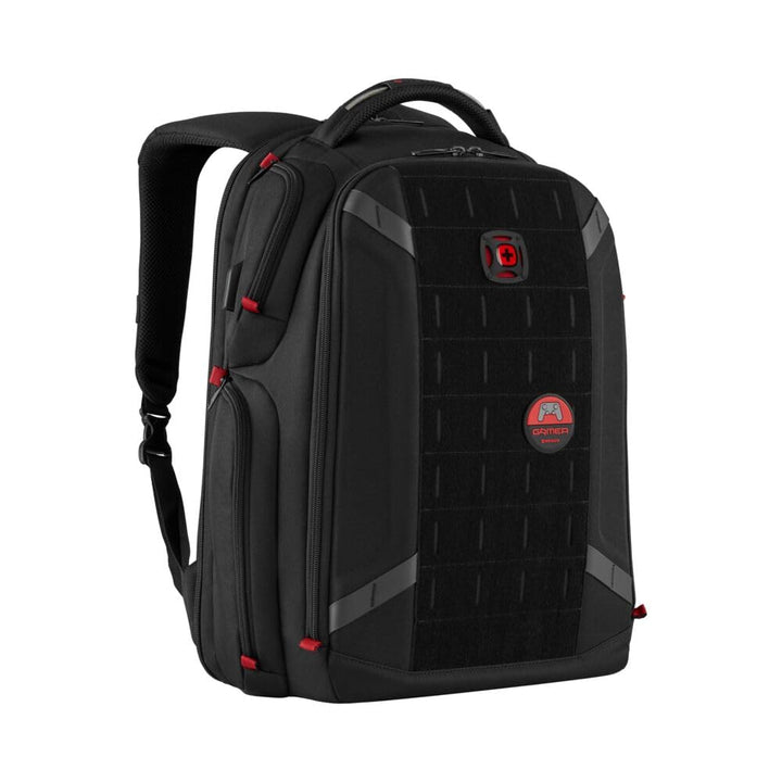 WENGER PlayerOne Gaming Laptop-Rucksack, Notebook bis 17 Zoll, Tablet bis 12 Zoll, Organizer, 29 l,
