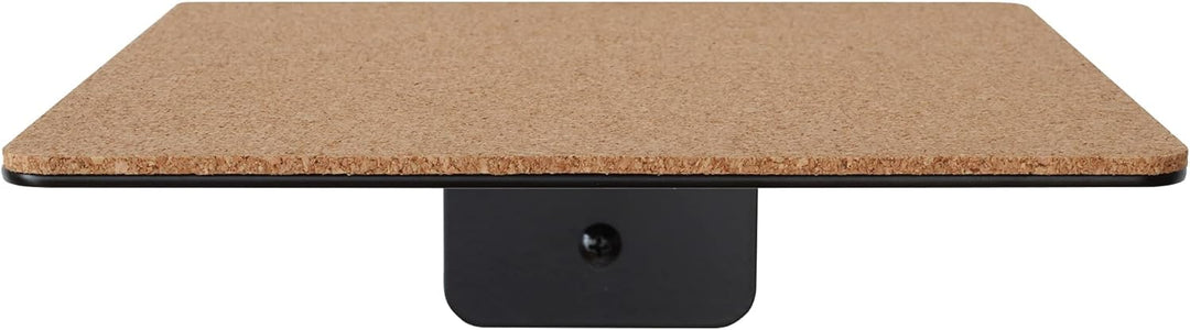 1x Wandstufe Katzentreppe Klettersystem für Haustiere, belastbare, stabile Ablage/Plattform Schwarz