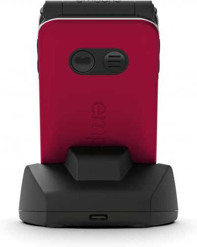 Emporia - JOY LTE - Big Button 4G FLIP Handy, ideal für ältere Menschen - Entsperrter, grosser 2,8-Z