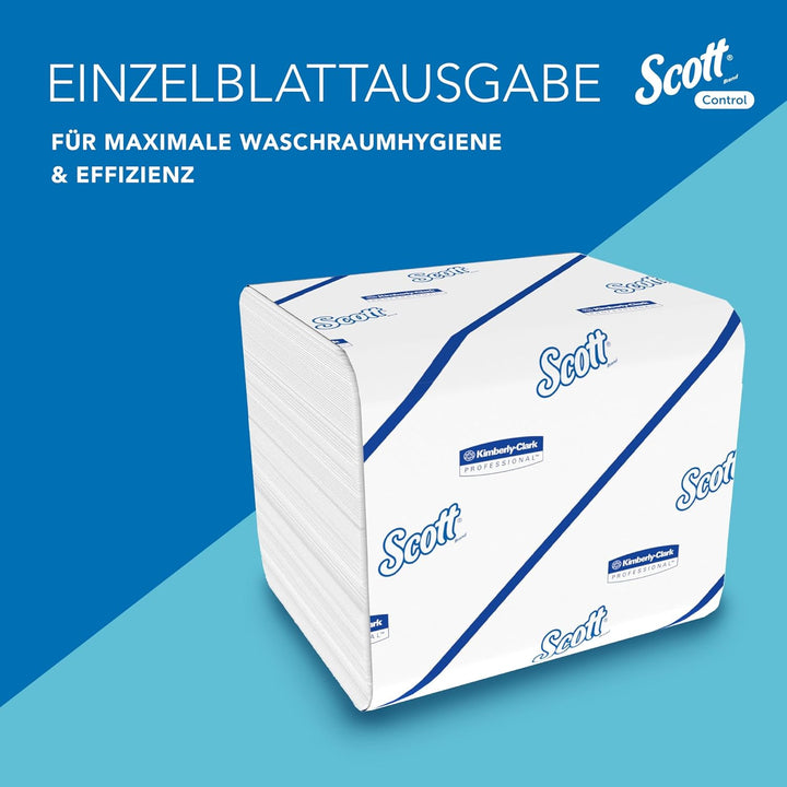 Scott Control Einzelblatt-Toilettenpapier 8508 – 2-lagiges Toilettenpapier – 36 Packungen x 250 Blat