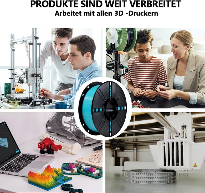 iBOSS PLA Plus (PLA+) 3D-Drucker Filament 1,75mm, Massgenauigkeit +/- 0,02 mm 1 kg Spule (2,2 LBS),