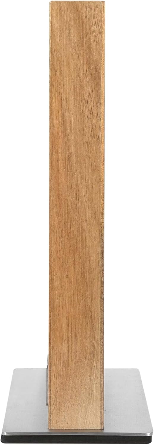 Oleio hochwertiger magnetischer extra-breiter beidseitiger Messerblock aus Akazienholz (unbestückt)