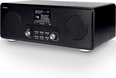 Lenco DIR 260 Internetradio - DAB+ Digitalradio - Bluetooth - WLAN - Radio-CD Player - 2,8“ Farbdisp