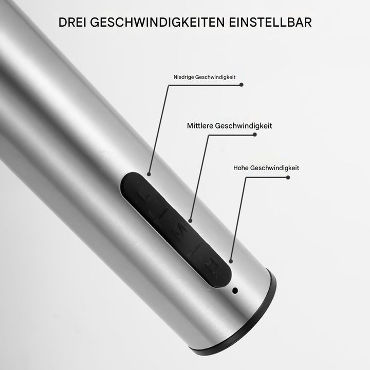 Elektrischer Schneebesen,Getränkemixer - Aufladbarer Leiser Schneebesen Mit Dreifach Geschwindigkeit