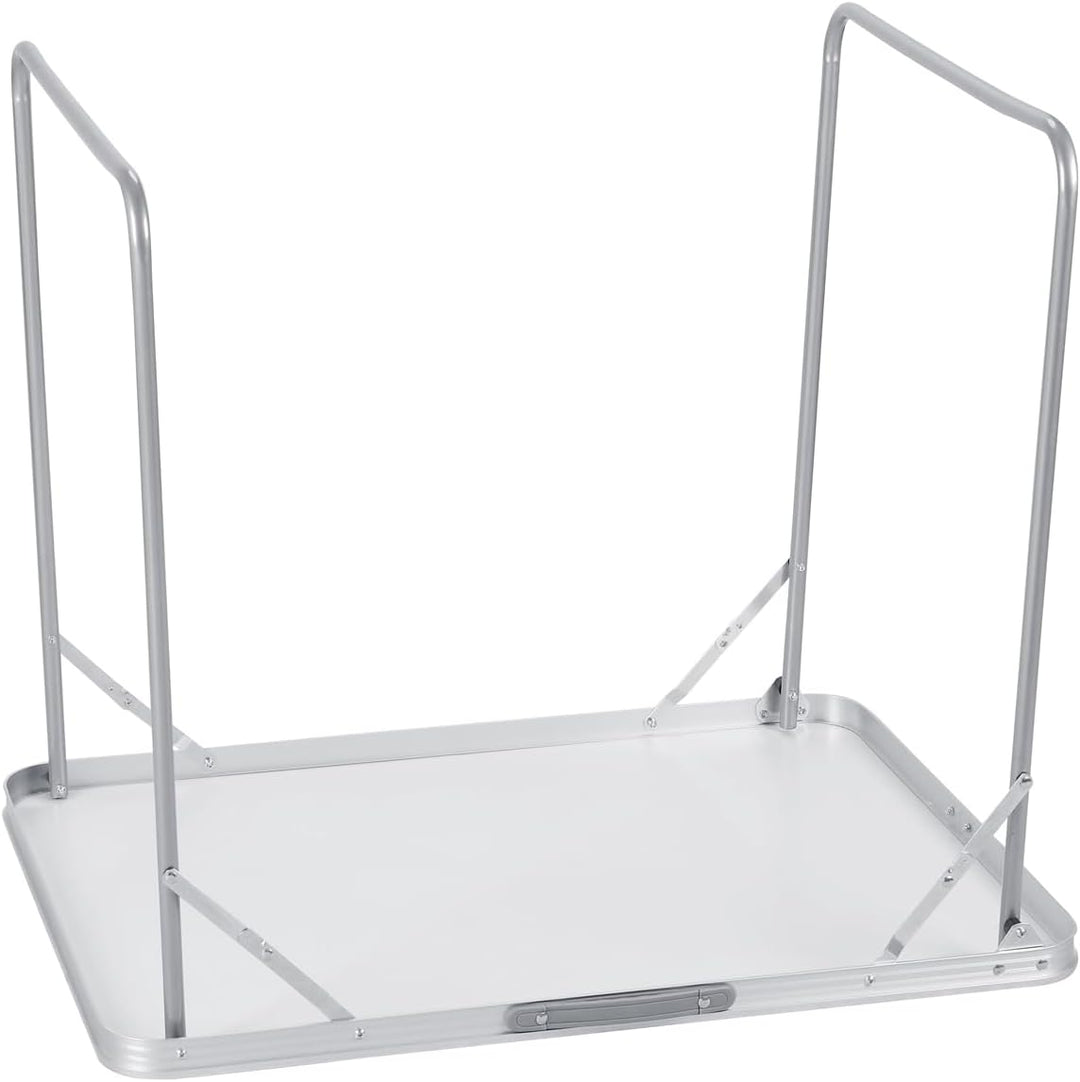 80CM/2.6FT Tragbarer Aluminium Klapptisch Heavy Duty Picknick Kochen Camping Tisch, Mehrzweck Pop-Up