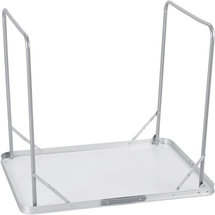 80CM/2.6FT Tragbarer Aluminium Klapptisch Heavy Duty Picknick Kochen Camping Tisch, Mehrzweck Pop-Up