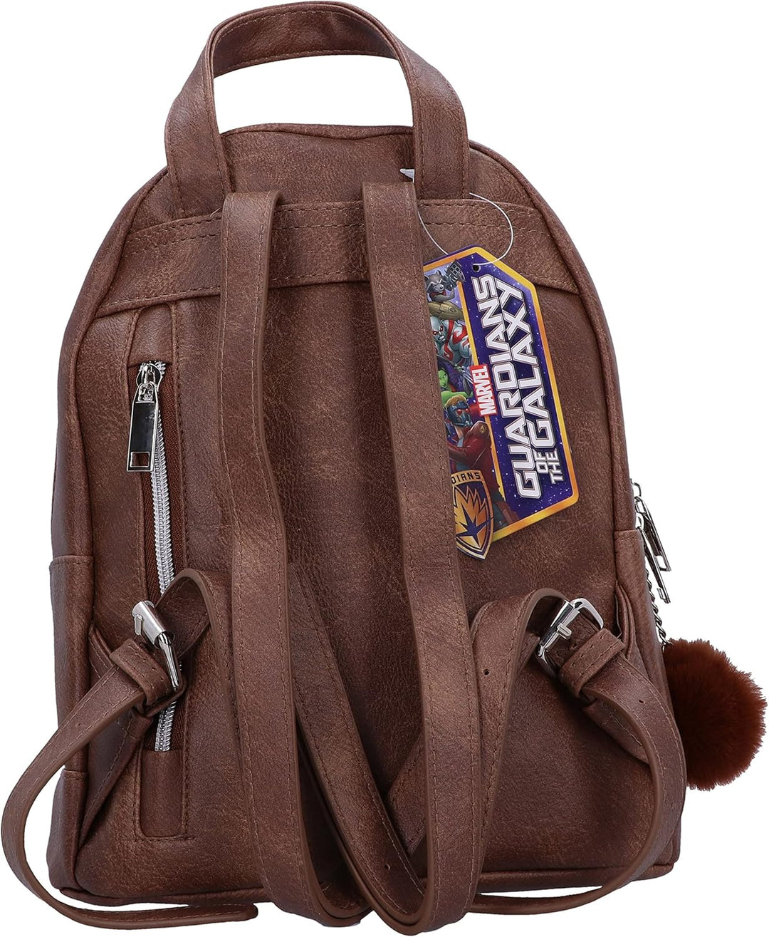 Marvel Baby Groot Rucksack, 28 cm, PU-Leder, Braun 28 cm Braun, 28 cm Braun