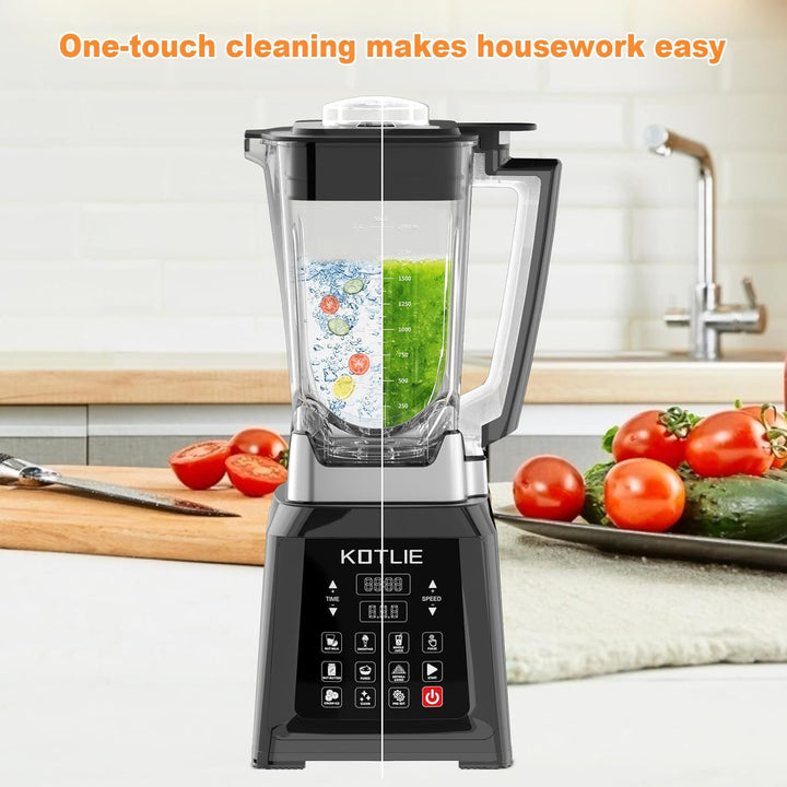 KOTLIE NY-8088EJA Tisch-Haushaltsmixer, 2L-Grossraumbehälter, 7 Lebensmittel-Funktionen, mit Selbstr