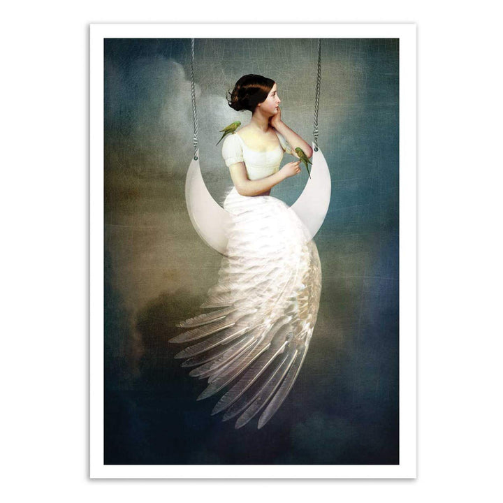 Art-Poster - to The Moon and Back - Catrin Welz-Stein