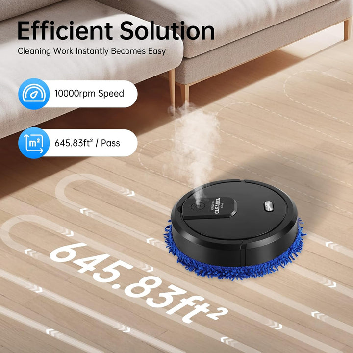 Saugroboter USB-Aufladung Effiziente Reinigung Wischroboter, Mini Staub Wisch Roboter, Robot Vacuum