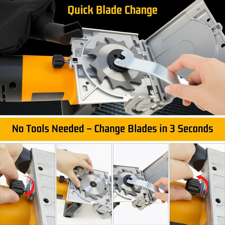 Flachdübelfräser, Holzdübel Flachdübel Dübelfräse Verstellbare Frästiefe 0–18 mm, Winkelverstellung