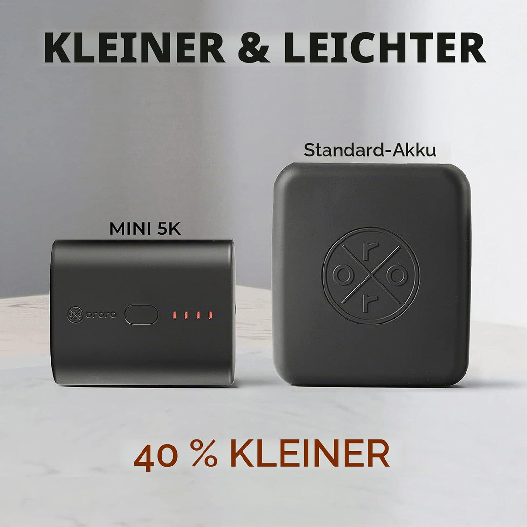 [BRANDNEU] ORORO Ultrakompakter Akku für Beheizbare Weste, Beheizbare Jacke und Beheizbarer Hoodie