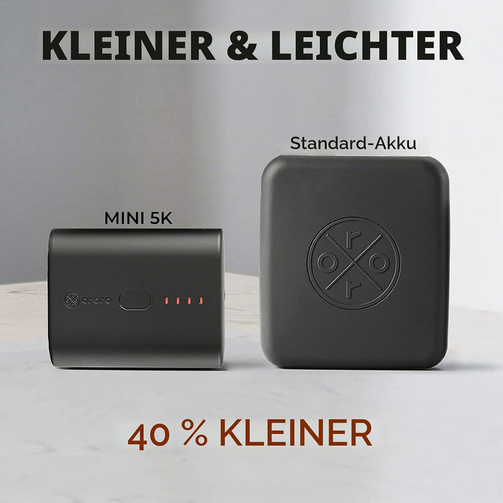 [BRANDNEU] ORORO Ultrakompakter Akku für Beheizbare Weste, Beheizbare Jacke und Beheizbarer Hoodie