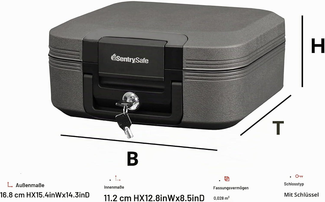 SentrySafe CFW20201 Feuersicheres und wasserdichtes Gehäuse, 1