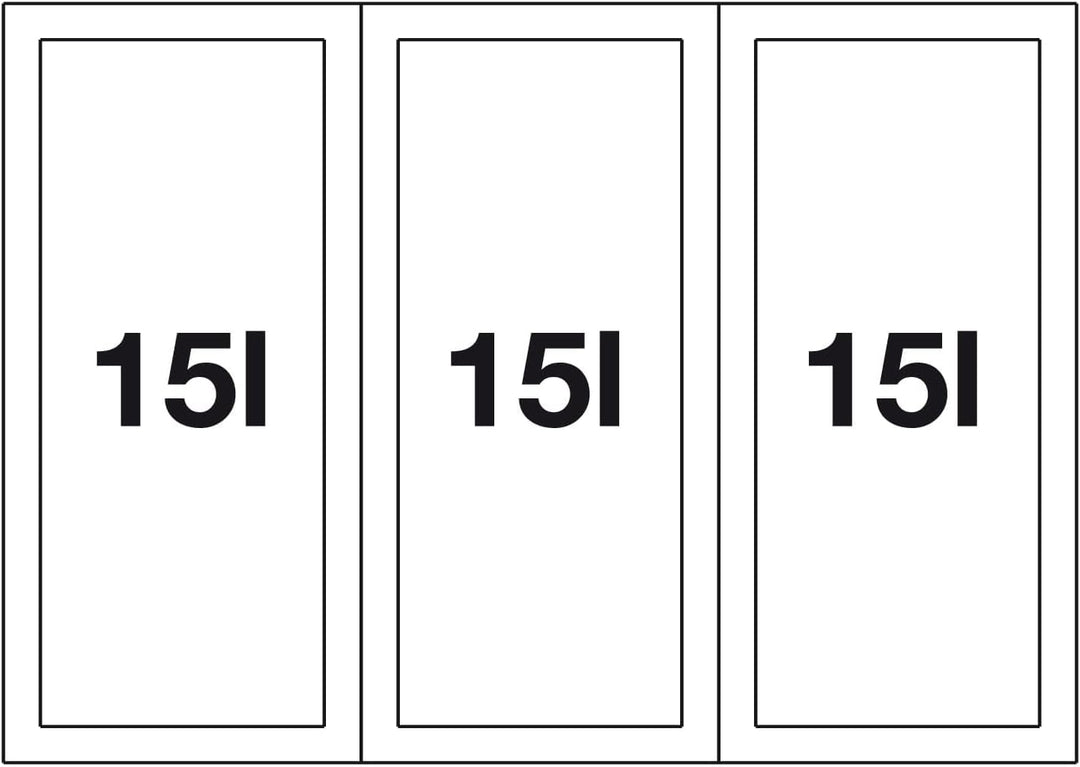 BLANCO SELECT II 60/3 60 cm Unterschrank - Ohne Organisationsschublade 3 Eimer Version