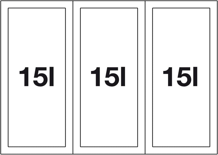 BLANCO SELECT II 60/3 60 cm Unterschrank - Ohne Organisationsschublade 3 Eimer Version