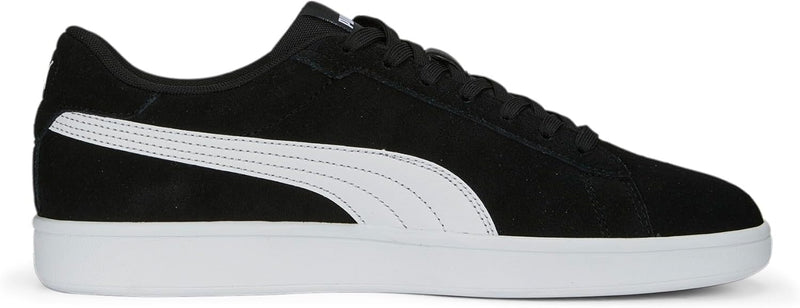 PUMA Unisex Smash 3.0 Sneaker 40.5 EU Puma Black Puma White, 40.5 EU Puma Black Puma White