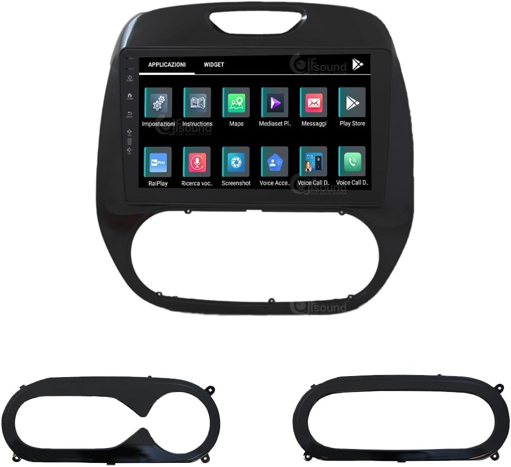 Personalisiertes Autoradio für Renault Captur Android GPS Bluetooth WiFi USB DAB+ Touchscreen 9" 8co