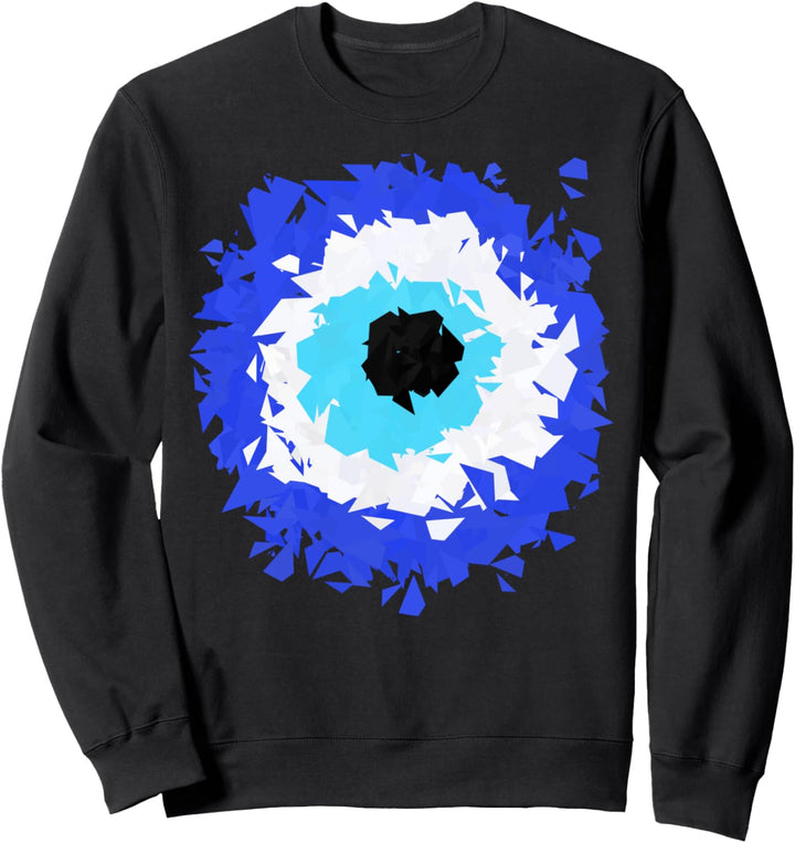Böser Blick zerschmetterter Fluchschutz Sweatshirt