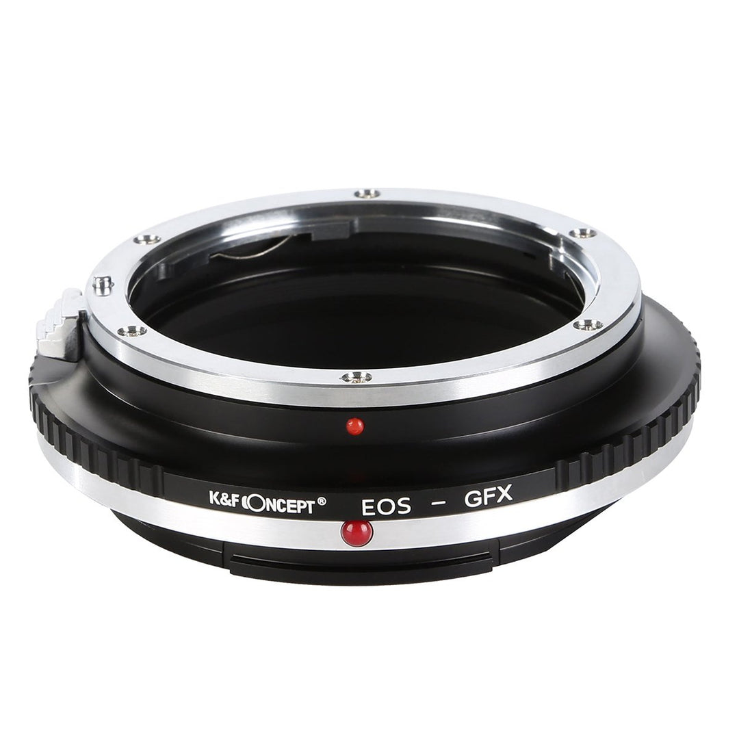 K&F Concept EOS - GFX Objektivadapter, Objektiv Adapterring für Canon EOS EF Objektiv auf Fujifilm F