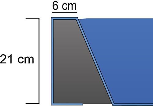 Premium Comfort Wasserkern für Wasserbett oder Wasserbettmatratze - eine Seite für Bettgrösse 200x20
