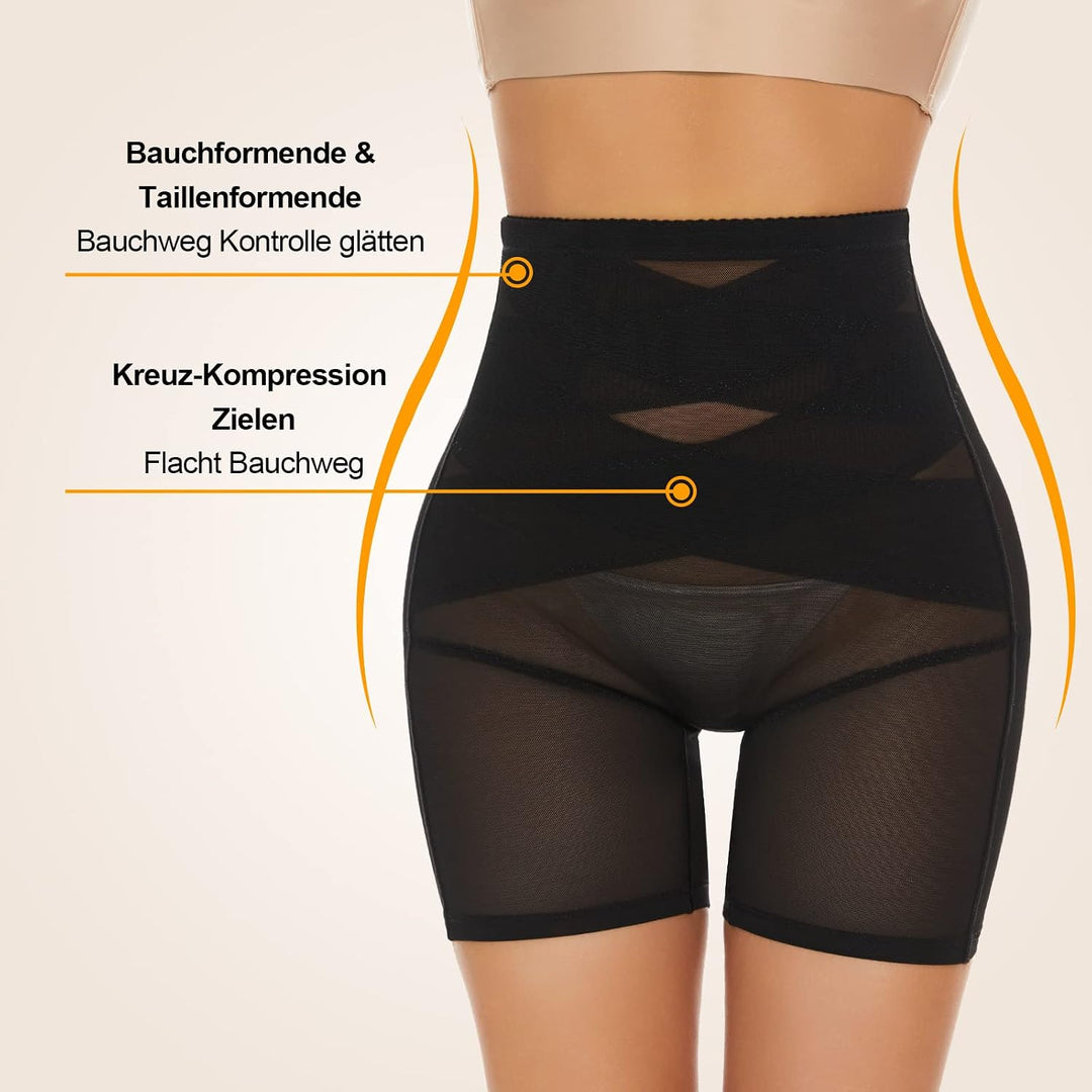 SIMIYA Bauchweg Unterhose Damen Shapewear Hohe Taille Unterwäsche Figurenformend Miederhose Bauchkon