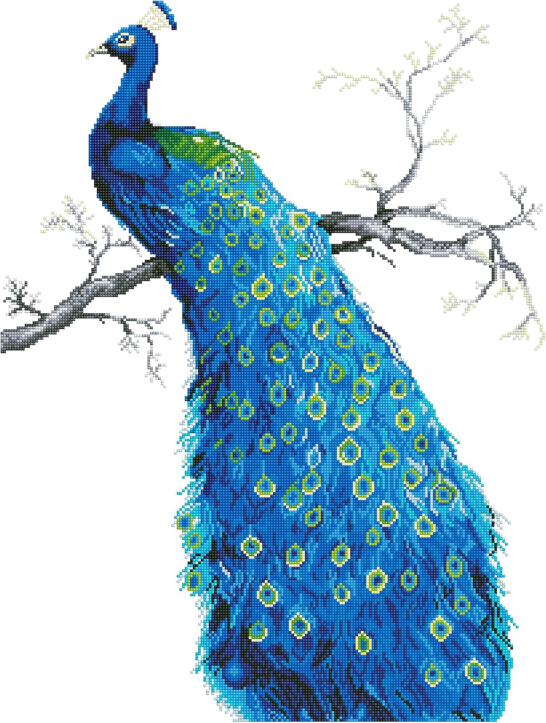 Diamond Dotz Blue Peacock DD13.012 Blauer Pfau, Blauer Pfau
