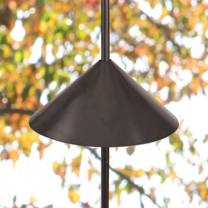 More Birds Squirrel-X Windschild aus Metall, schützt Vogelfutterspender vor Eichhörnchen, 45,7 cm Wi