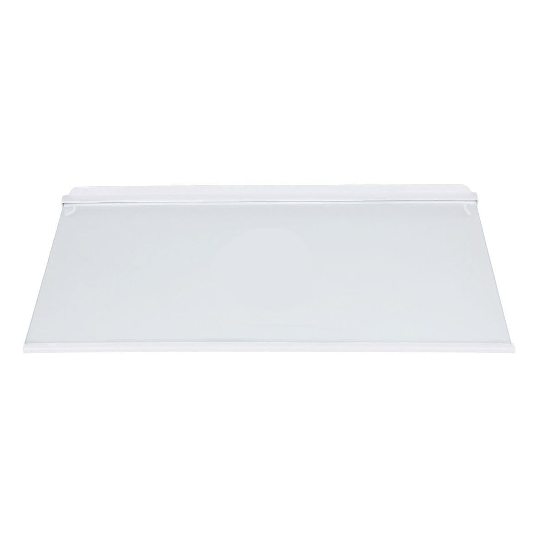 Einlegeboden aus Glas für Kühlteil kompatibel mit beko 4657830100 Abstellboden mit Leiste kompatibel