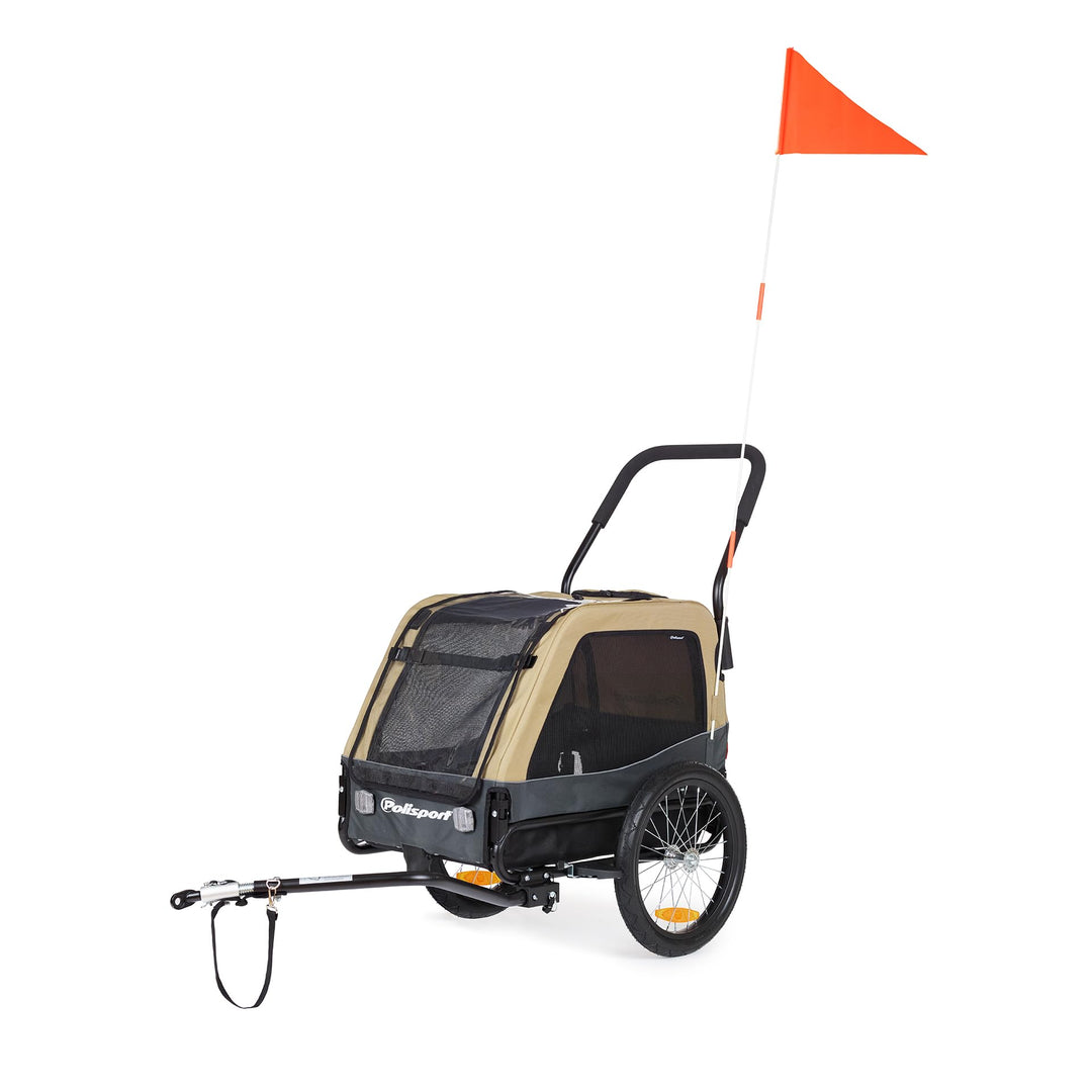 Polisport Hundeanhänger &amp; 2-in-1-Kinderwagen Grösse M &amp; XL, M
