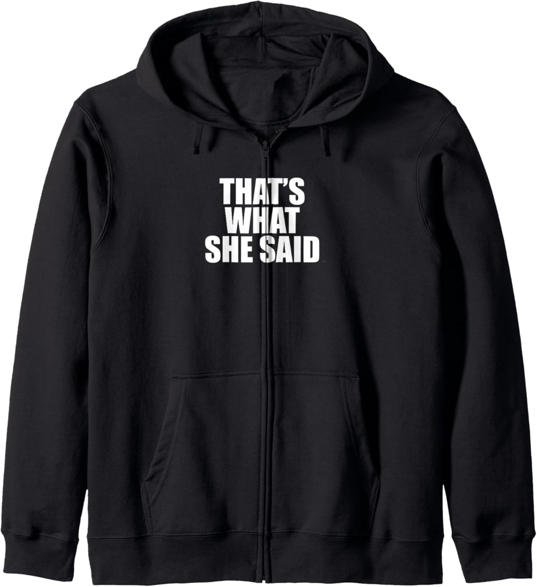 The Office Das sagte sie gestapelt Kapuzenjacke
