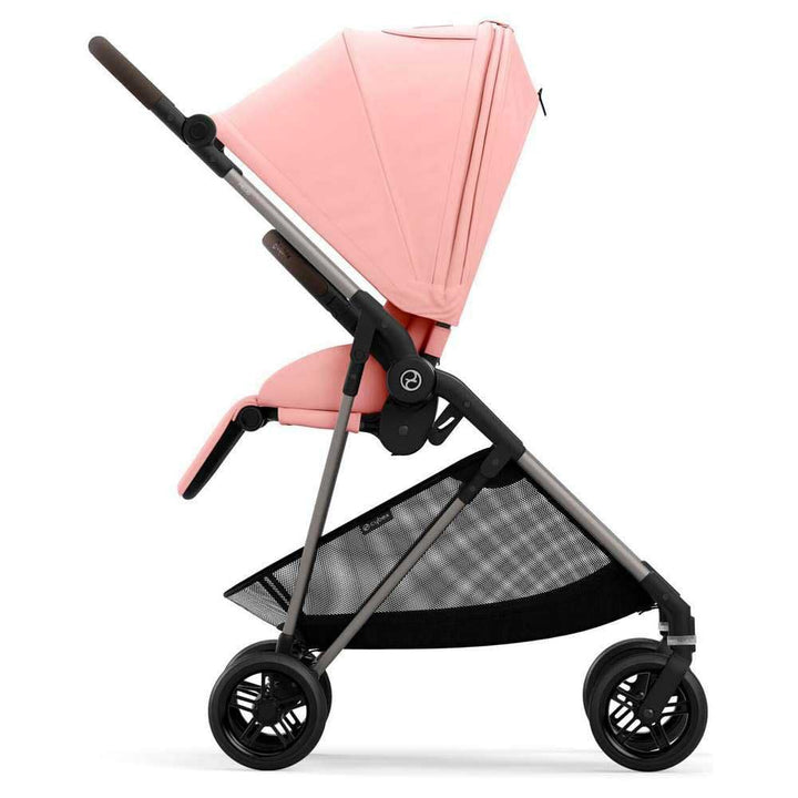 Poussette Citadine Ultra Légère Melio 3 - Taupe / Hibiscus Red