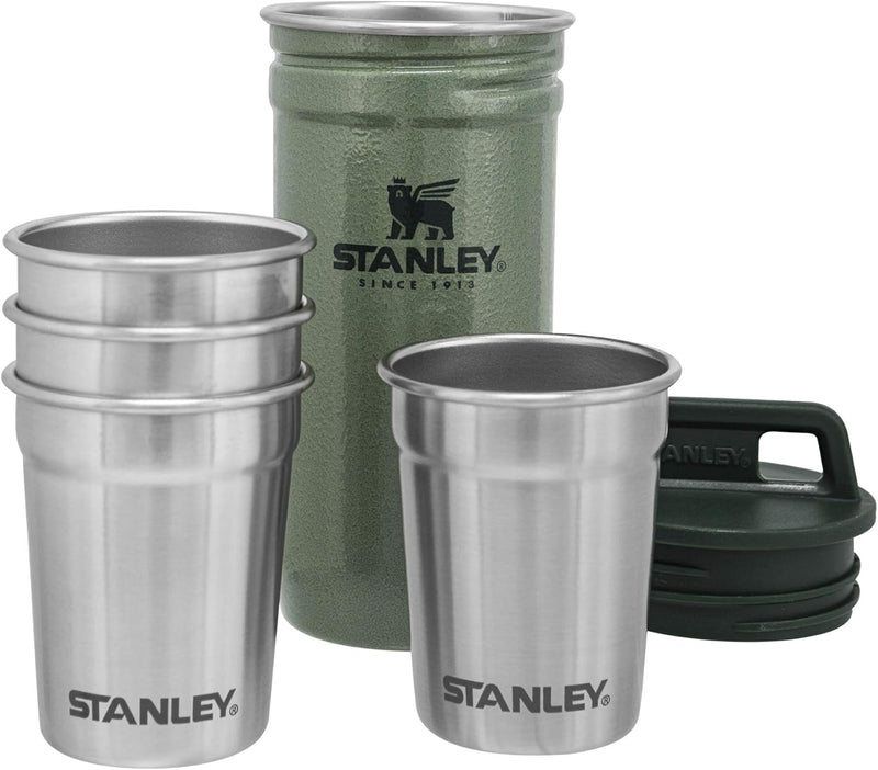 Stanley Adventure Shot Glass Set Green Schwarz, Schwarz