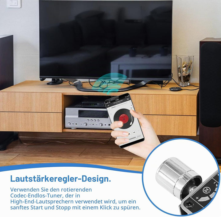 Aicharynic Bluetooth Verstärker Board: HiFi Stereo, 2-Kanal 2X50W Audio Verstärker, Mini Digital End