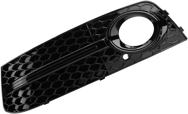 Gitter Nebelscheinwerfer, 2 Stück für RS4 Style Glossy Black Nebelscheinwerfer Frontgrill für A4 B8
