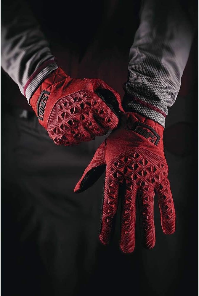 100% Airmatic Gloves Rot Schwarz L, Rot Schwarz L