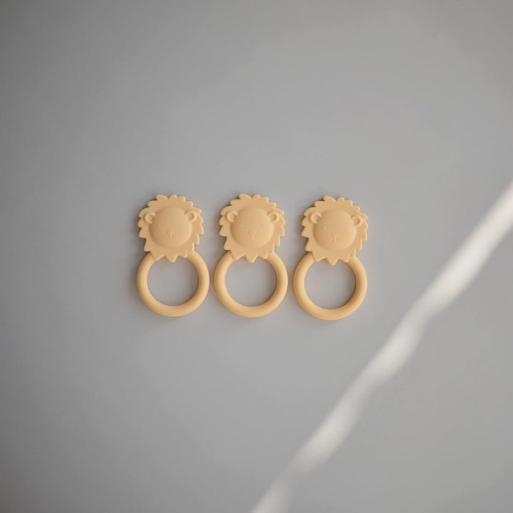 Mushie Beissring für Babys aus BPA-freiem Silikon | Fördert Sehsinn &amp; Motorik Baby | Zahn Zubehör |