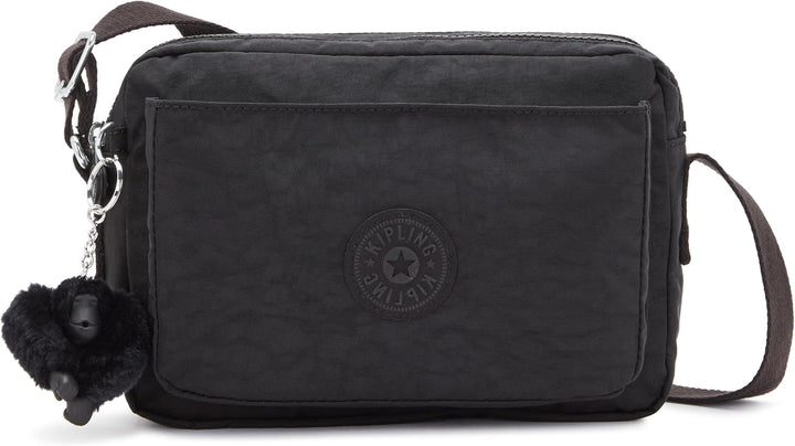 Kipling Damen Abanu M Tasche, Black Schwarz, 24x17x9 cm (B x H T) EU Black Noir, Black Noir